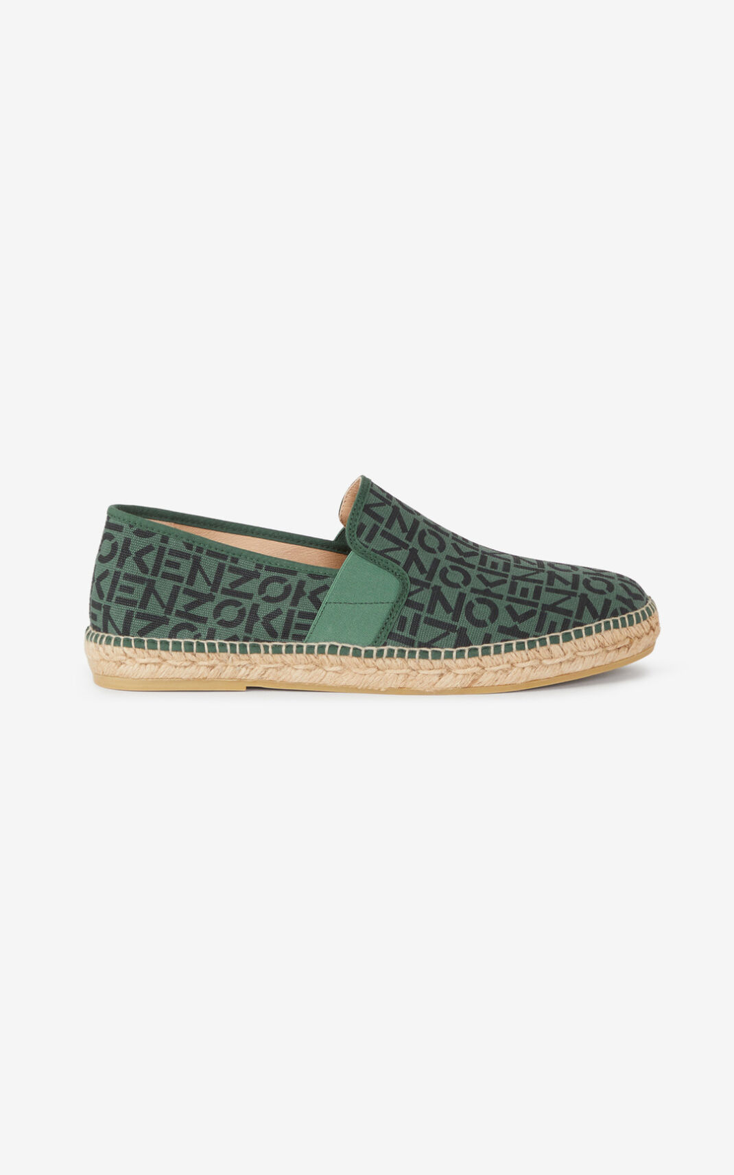 Kenzo Sport elasticated Espadrile Muške - Tamno Zelene - Hrvatska HEBFMI372